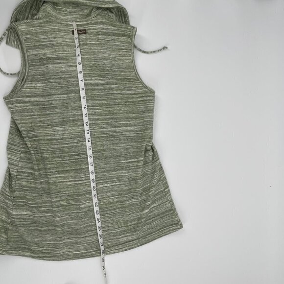 Matilda Jane Out the Door Green Heathered Button Up Vest Womens Size Medium - Picture 7 of 7